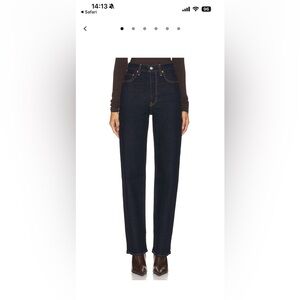 Levi’s Ribcage Straight Women's Jeans - Dark Blue